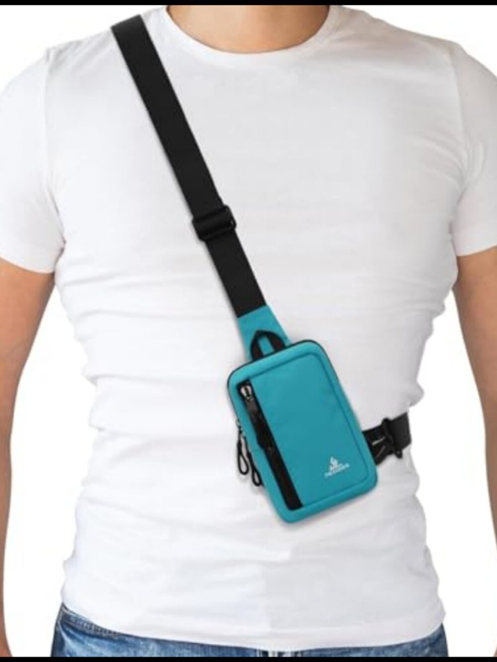 Mini Nylon Crossbody Sling Bag Water Resistant Travel Daypack